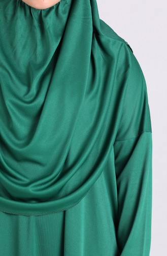 Emerald Green Prayer Dress 0920-07