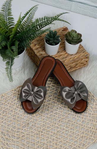 Tobacco Brown Summer slippers 0004-11