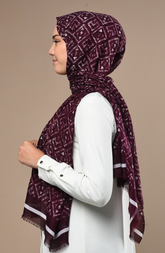 Dark Purple Sjaal 90641-06