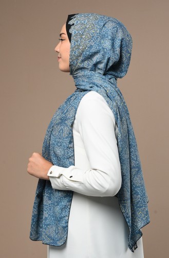 Dark Blue Shawl 54238-01