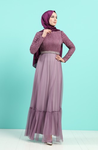 Habillé Hijab Lila 5317-03