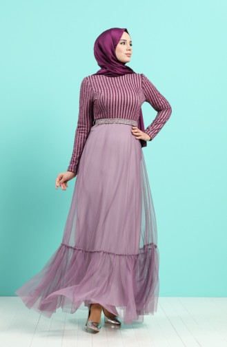 Habillé Hijab Lila 5317-03