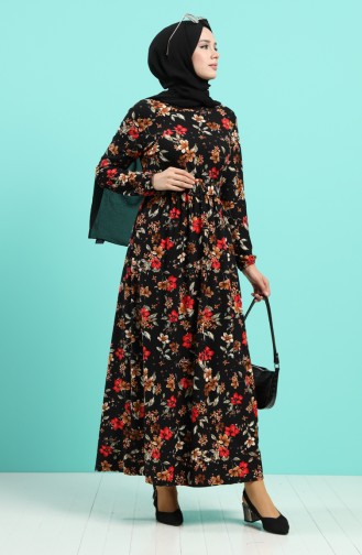 Robe Hijab Noir 0743A-01