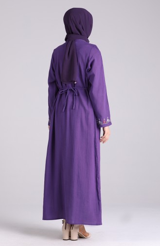 Robe Hijab Pourpre 0074-04