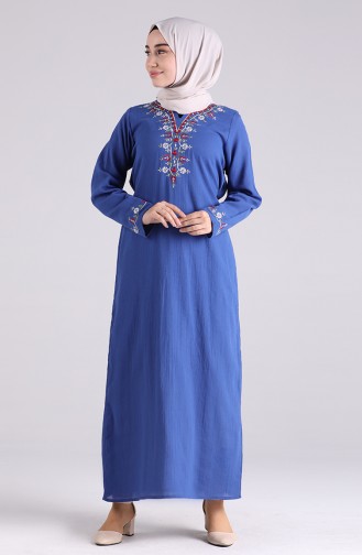Indigo Hijab Dress 0074-05