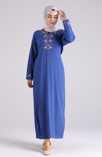 Indigo Hijab Dress 0074-05