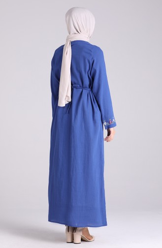 Indigo Hijab Dress 0074-05