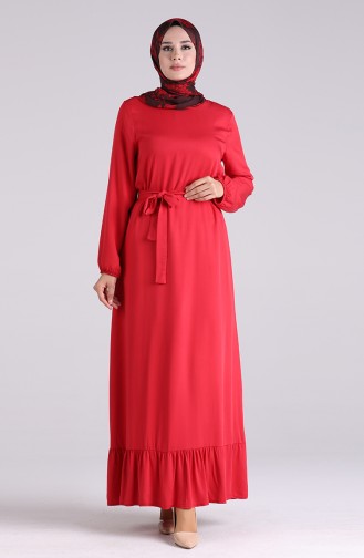 Robe Hijab Rouge 1302-01