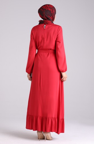 Robe Hijab Rouge 1302-01