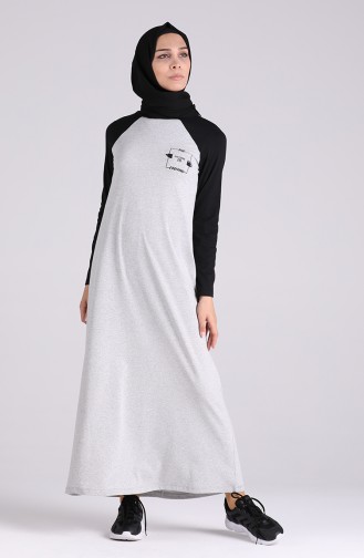 Robe Hijab Gris 0510-04