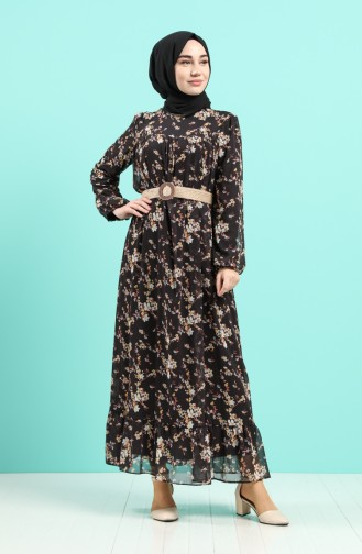 Robe Hijab Noir 3057-04