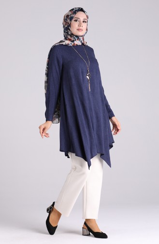 Navy Blue Tuniek 5023-02