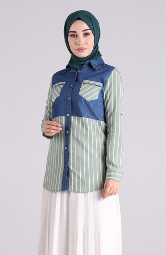 Navy Blue Tunics 2032A-01