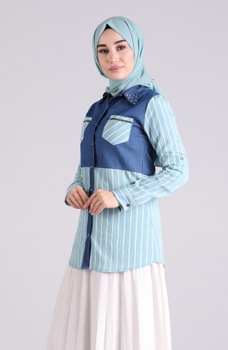 Navy Blue Tuniek 2032A-02