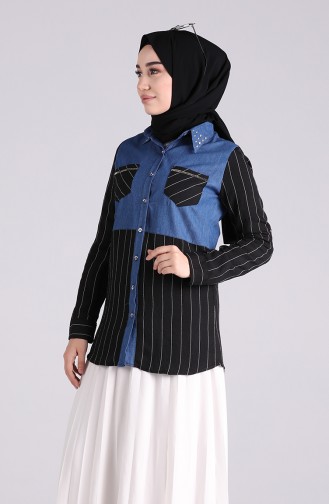 Navy Blue Tuniek 2032B-01