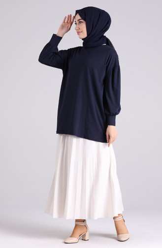 Blouse Bleu Marine 4003-01