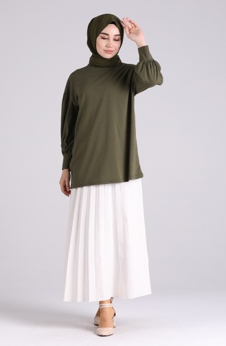 Khaki Bluse 4003-04