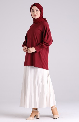 Claret red Blouse 4003-05