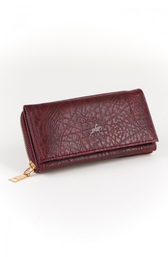 Claret Red Wallet 43-02