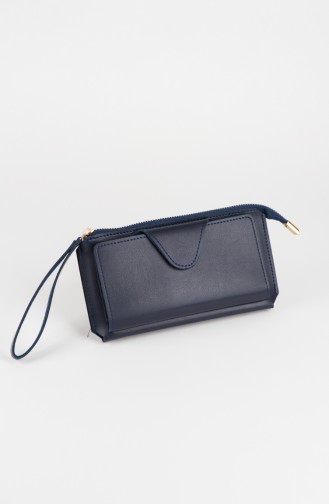 Navy Blue Wallet 44-04