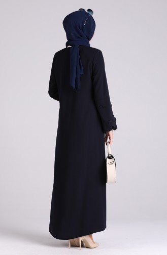 Dunkelblau Abayas 4817-01