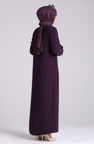 Plum Abaya 4817-02