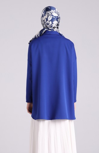 Saxon blue Overhemdblouse 7110-03