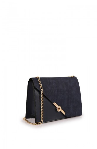 Navy Blue Shoulder Bag 05Z-02