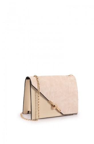 Beige Schultertasche 05Z-05