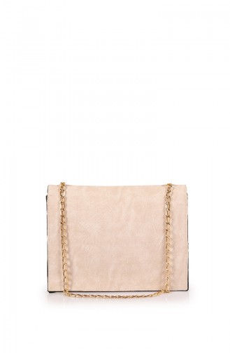 Beige Schultertasche 05Z-05