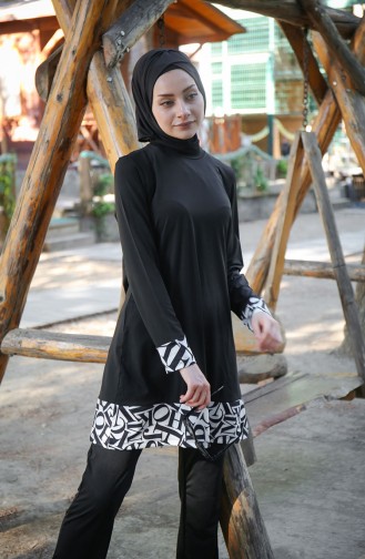 Black Swimsuit Hijab 1977-01