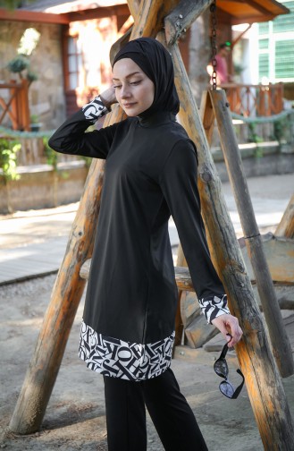 Black Swimsuit Hijab 1977-01