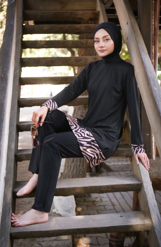 Black Swimsuit Hijab 1978-01