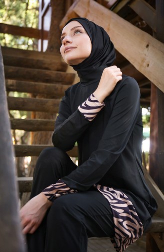 Black Swimsuit Hijab 1978-01