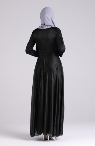 Silvery Evening Dress 60173-02 Black 60173-02