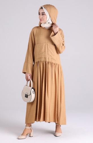 Robe Hijab Camel 20019-03