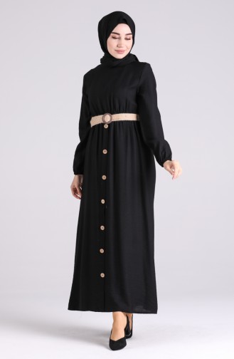 Black İslamitische Jurk 0029-05