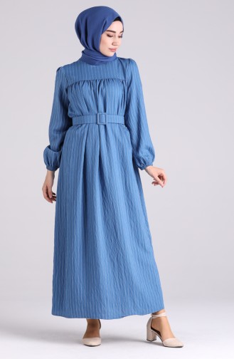 Indigo Hijab Kleider 0051-05