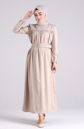 Robe Hijab Beige 0051-08