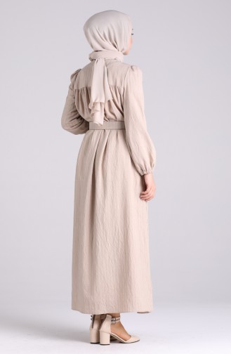 Robe Hijab Beige 0051-08