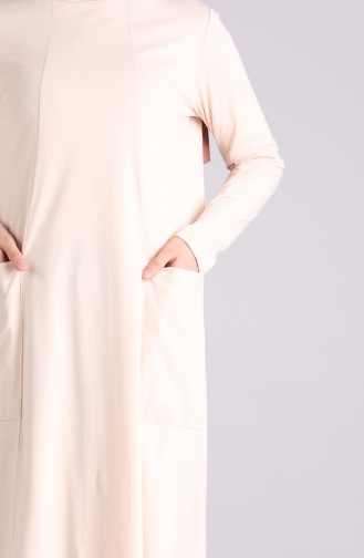 Robe Hijab Crème 0321-07