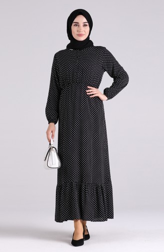 فستان أسود 4043-01