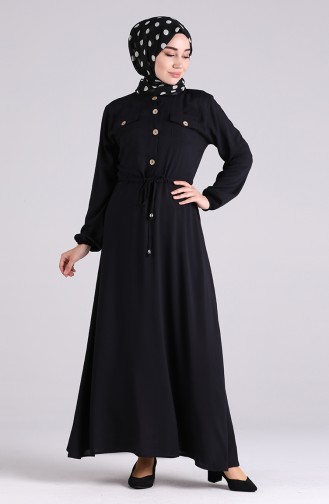 فستان أسود 4055-06