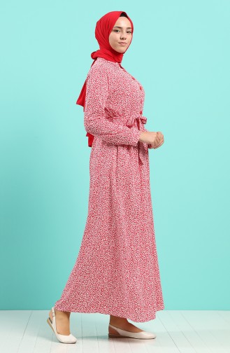 Robe Hijab Bordeaux 7099A-04