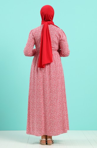 Robe Hijab Bordeaux 7099A-04