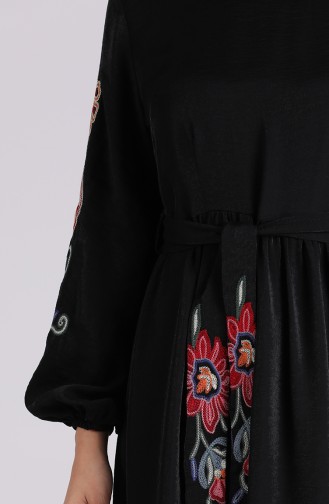 Robe Hijab Noir 8082-01