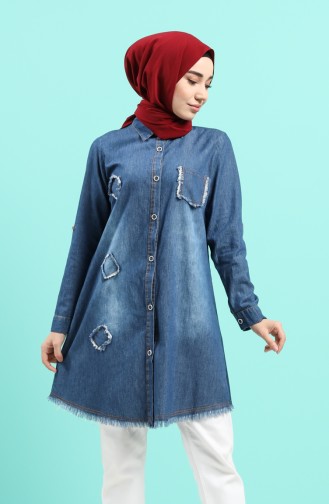 Navy Blue Tuniek 0201-01