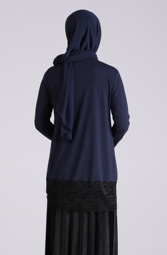 Navy Blue Tuniek 4005-05