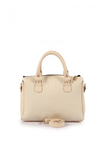 Beige Schultertasche 63Z-09