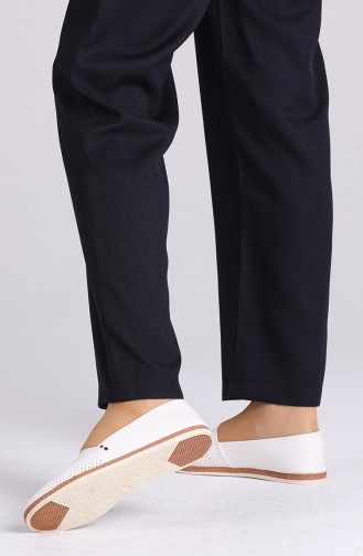 Weiß Damen Ballerinas 4621-1